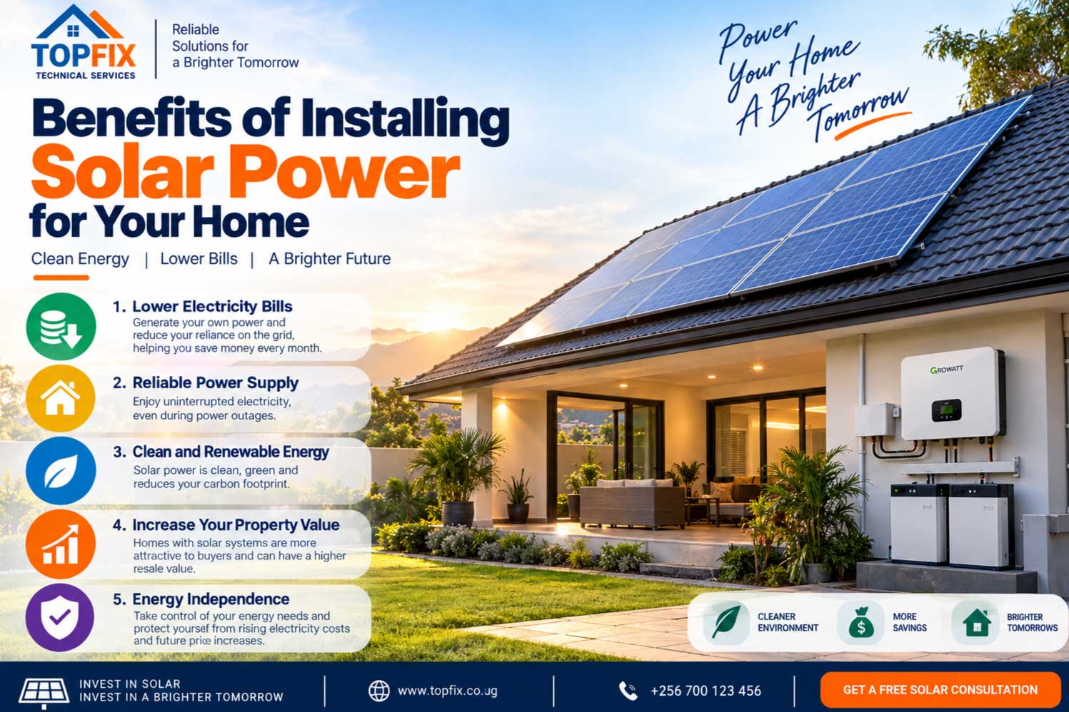 Benefits of Installing Solar Power for Your Home