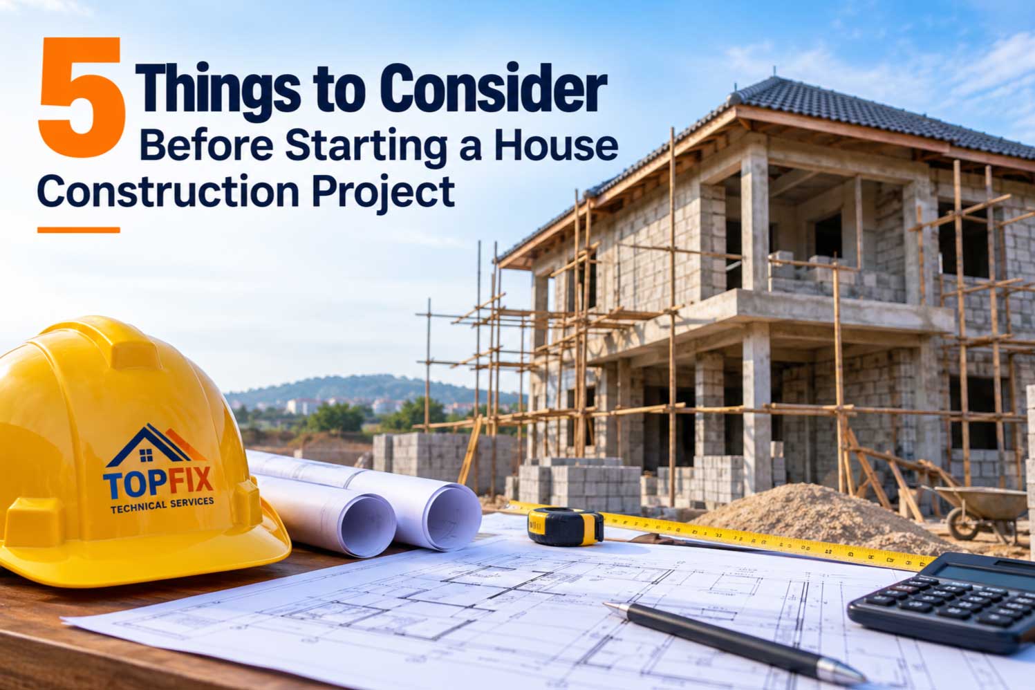 5 Things to Consider Before Starting a House Construction Project