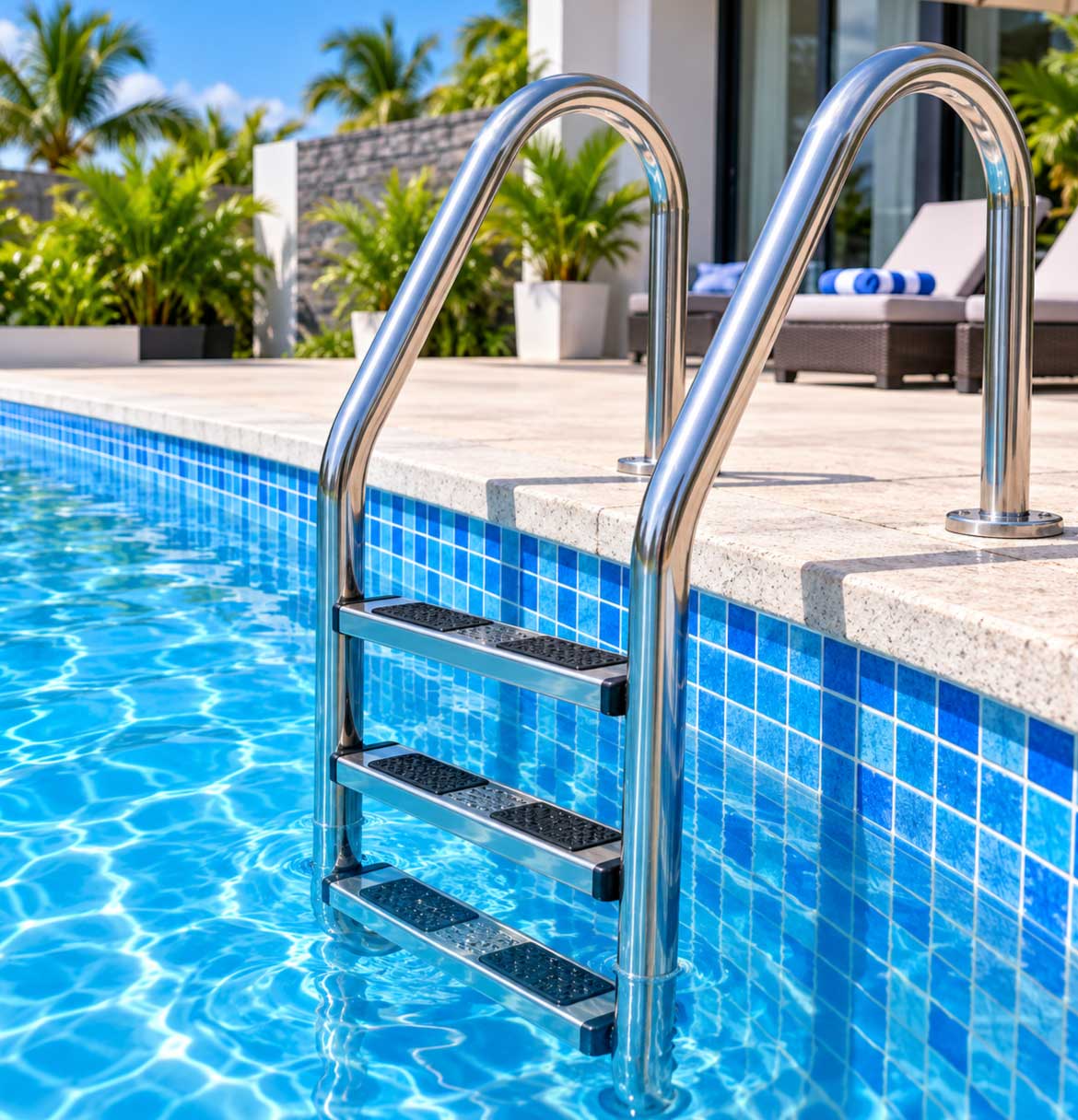 Stainless Steel Swimming Pool Ladder
