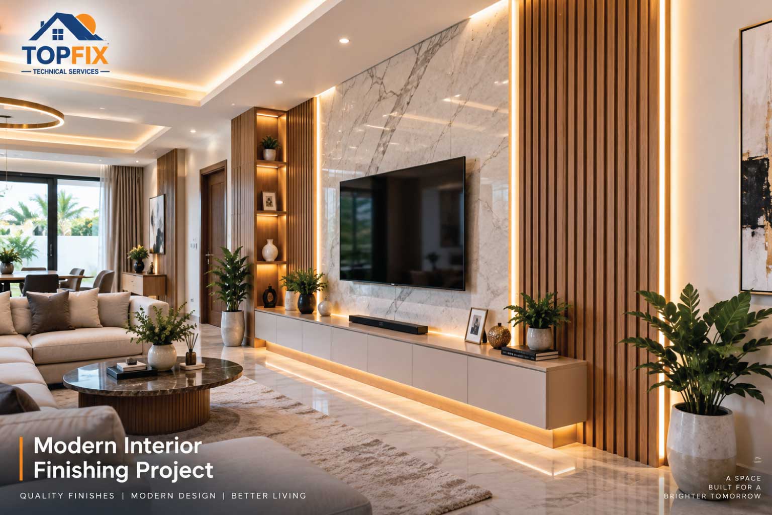 Modern Interior Finishing Project