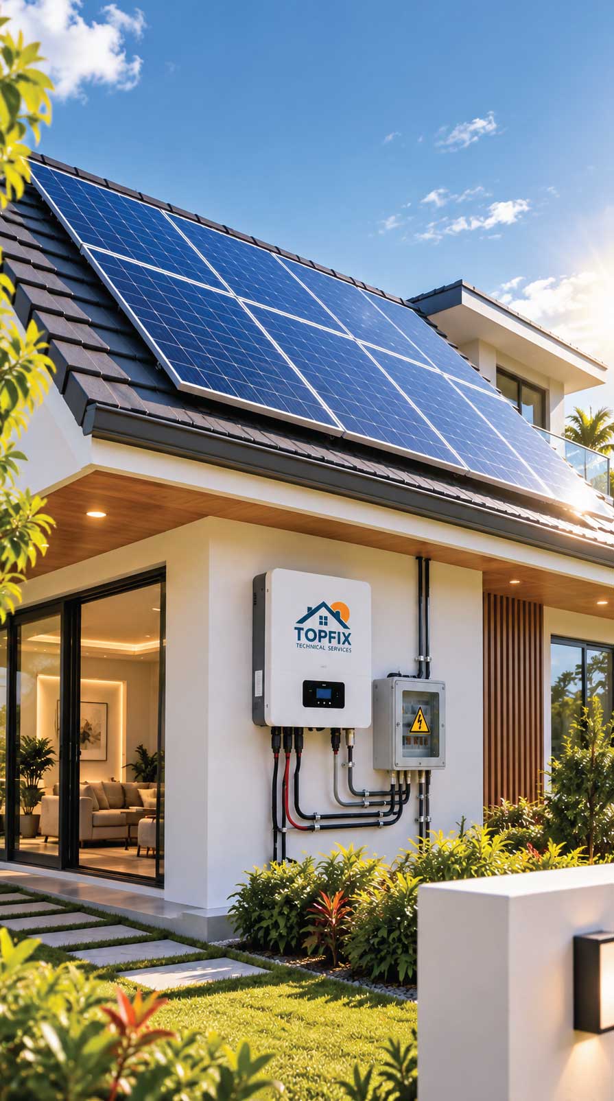 Residential Solar Power Installation